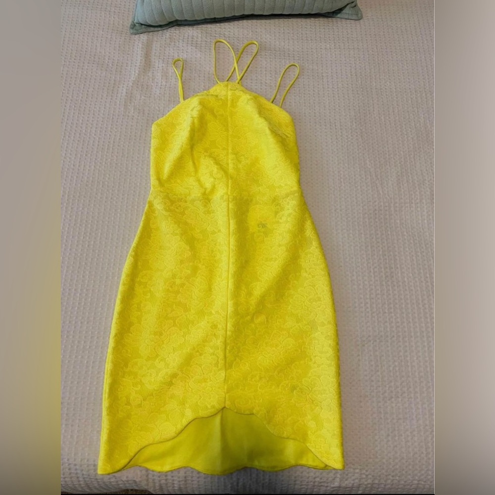 NEW yellow size 2 dress with tags